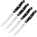 J.A. Henckels International 4-Piece Prime Steak Knife Set, Black - 4 count