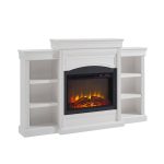 Ameriwood Home Lamont Mantel Fireplace - White