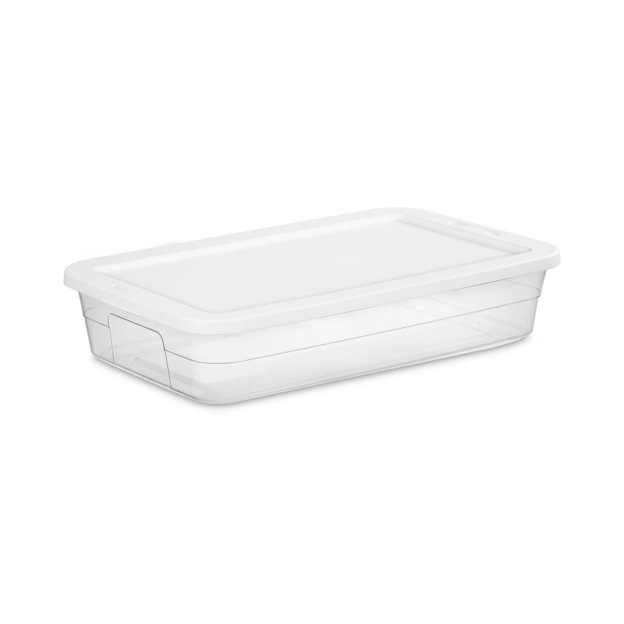 34cf61f6146413eb18619476b2d139c75c33f841d211520db00487507133158a.jpg 41QT Clear Under Bed Storage Box White - Room Essentials - Image 1