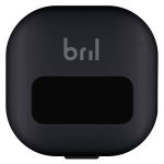 Bril UV C Toothbrush Sanitizer, Portable Sterilizer, Cover, Holder, and Case for Any Size Toothbrush, Black
