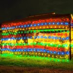 weillsnow 198 LED 9.8ft x 6.6ft 198 LED Net Lights, Connectable 8 Lighting Twinkle Modes Mesh Lights for Christmas Outdoor Patio Garden Bush Fence