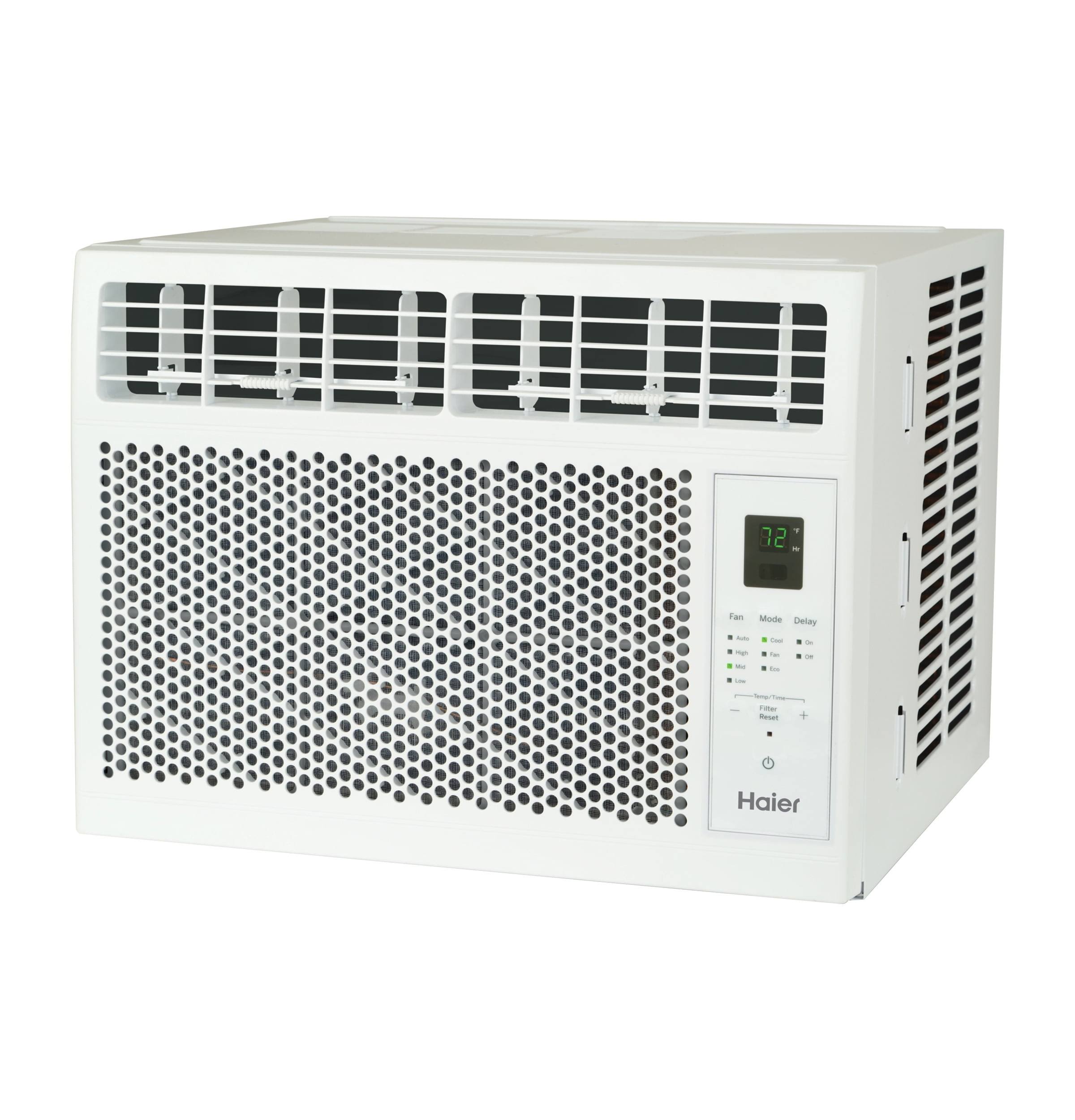3505e8d288999fbaeb5f94fc8b5b8bb5cf075657c4ca380ad43c0a393df9ef35.jpg Haier QHEE06AC Electronic Window Air Conditioner, 6000 BTU, White - Image 1