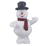 Warners Brother 22 in. Airdorables Frosty Inflatable Snowman White