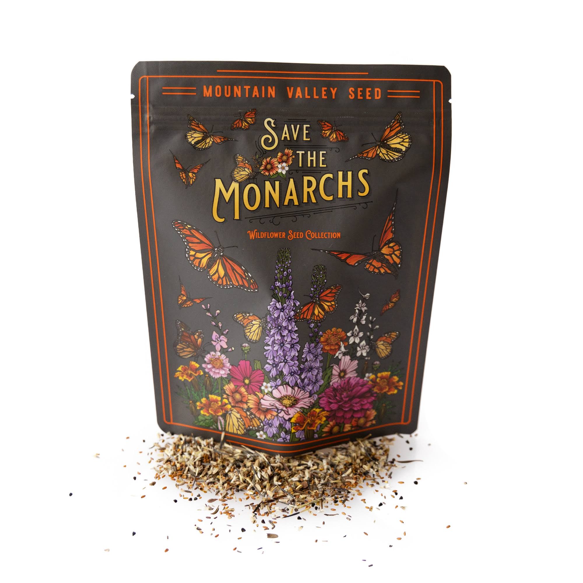 3545900901f44f7ba77e6716bc48ccc9b8170f149ae0c579221007963a35fbcb.jpg Package of 100,000 Wildflower Seeds - Save The Monarchs Wildflower Seeds Mix - 13 Assorted Varieties of Non-GMO Heirloom Flower Seeds for Planting - Image 1