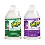 OdoBan Professional Disinfectant and Odor Eliminator Concentrate, 2-Pack, 1 Gallon Each Original Eucalyptus and Lavender Scents