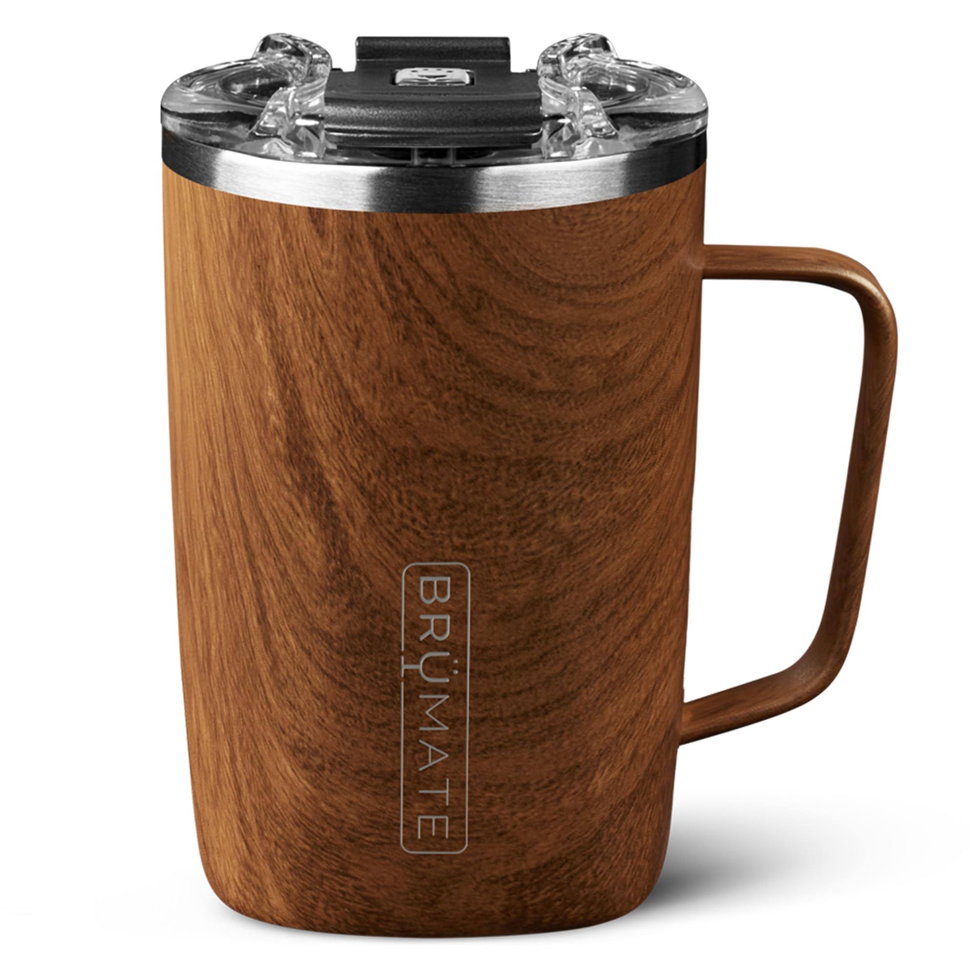 356083aa49320d44353dba51528fc04cf8693403a923d7b09201a61dc8421d64.jpg BruMate Toddy 16 oz Walnut BPA Free Vacuum Insulated Mug - Image 1