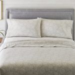 Better Homes & Gardens 300 TC 100% Cotton Standard Pillowcase Set of 2, Grey Sketchy Jacobean, Size: King Pillowcase, Gray