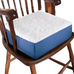 Collections Etc Extra Thick Foam Chair Cushion, Blue
