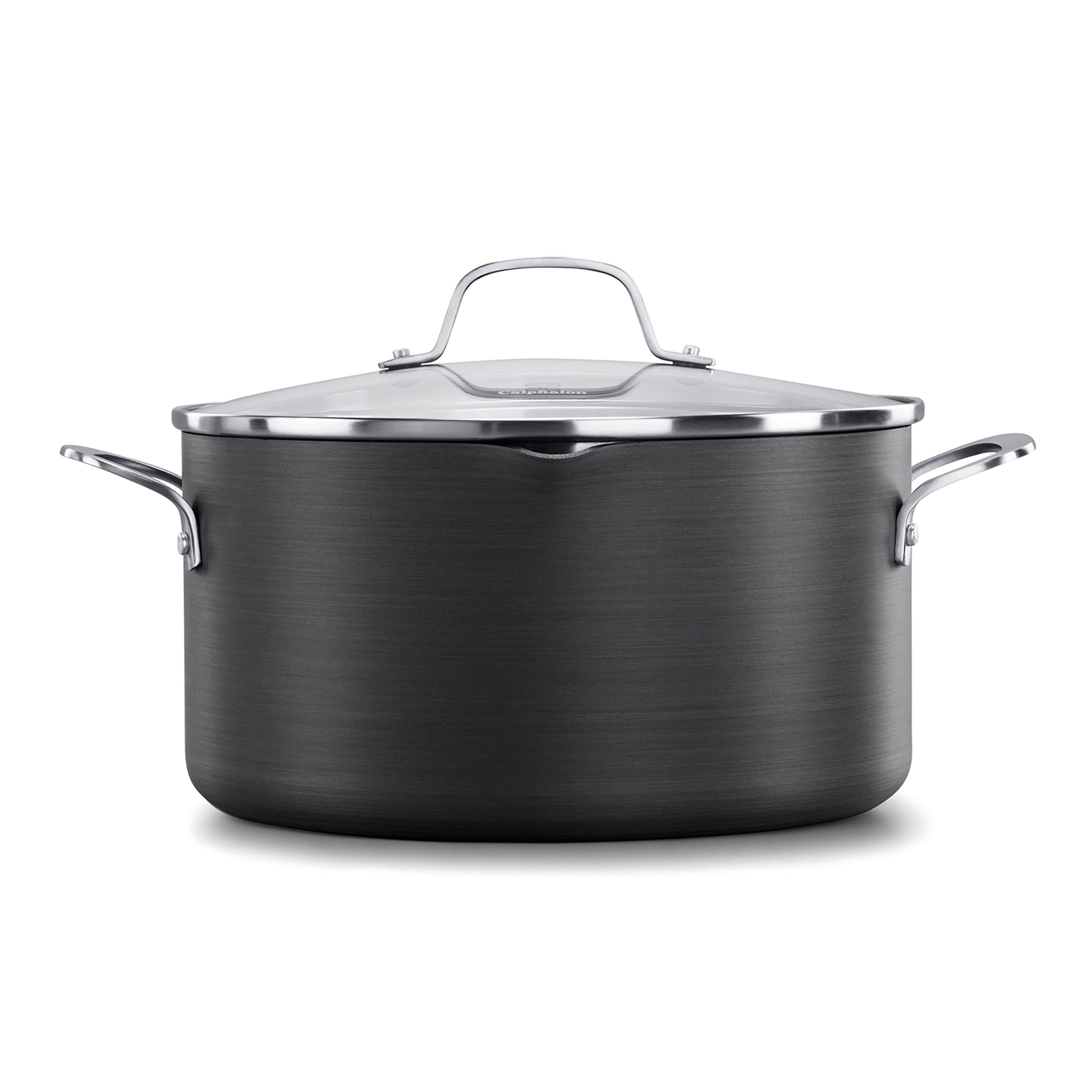 35b82263b2c7fe3abfe64b0f5f9fb0c76152c10e53677b21c978fb3735339bbb.jpg Calphalon Classic 7-Qt. Hard-Anodized Nonstick Dutch Oven with Lid - Image 1