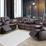 Reclining Sofa Loveseat Chair Set Living Room SET