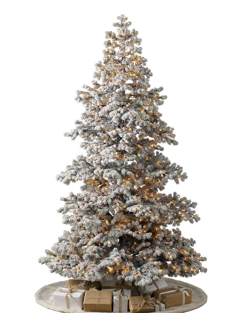 35f82b71bc6b310a4e2a2a6470528a5538c129752c8f55ea6b836e606f914992.jpg Balsam Hill Frosted Yukon Spruce Pre-Lit Artificial Tree in LED Micro - Image 1