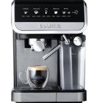 Gourmia GCM4230 8-in-1 One-Touch Espresso, Cappuccino, Latte & Americano Maker with Automatic Frothing