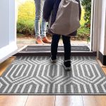 DEXI Indoor Door Mat Durable Front Door Mats for Entryway, Non Slip Absorbent Resist Dirt Entry Rug, 24"x36" Doormat Indoor Entrance, Machine