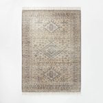 7'x10' Pine Brook Diamond Persian Style Rug Gray (Threshold Designed with Studio McGee)
