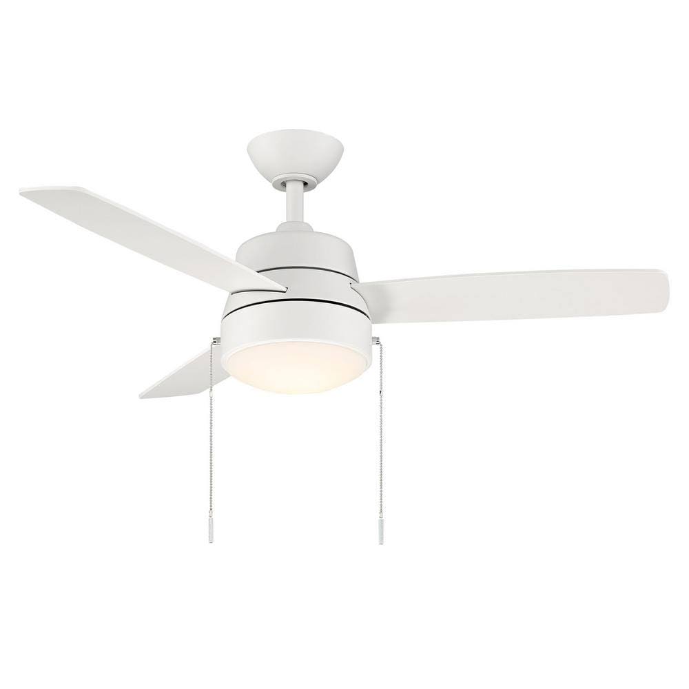 36389aa8a999ad3be74cefe7f60738ba469f0c864e1cb7b2b7eaa3cb2e3626c5.jpg Hampton Bay SW19151P mWh Caprice 44 in. Integrated LED Indoor Matte White Ceiling Fan with Light Kit - Image 1