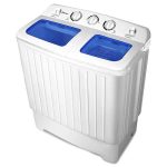 14 in. 1.6 Cu. ft. Portable Top Load Washing Machine Mini Compact Washer Dryer in White