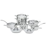 French Classic 13 - Piece Stainless Steel Cookware Set in Silver and Stainless Steel