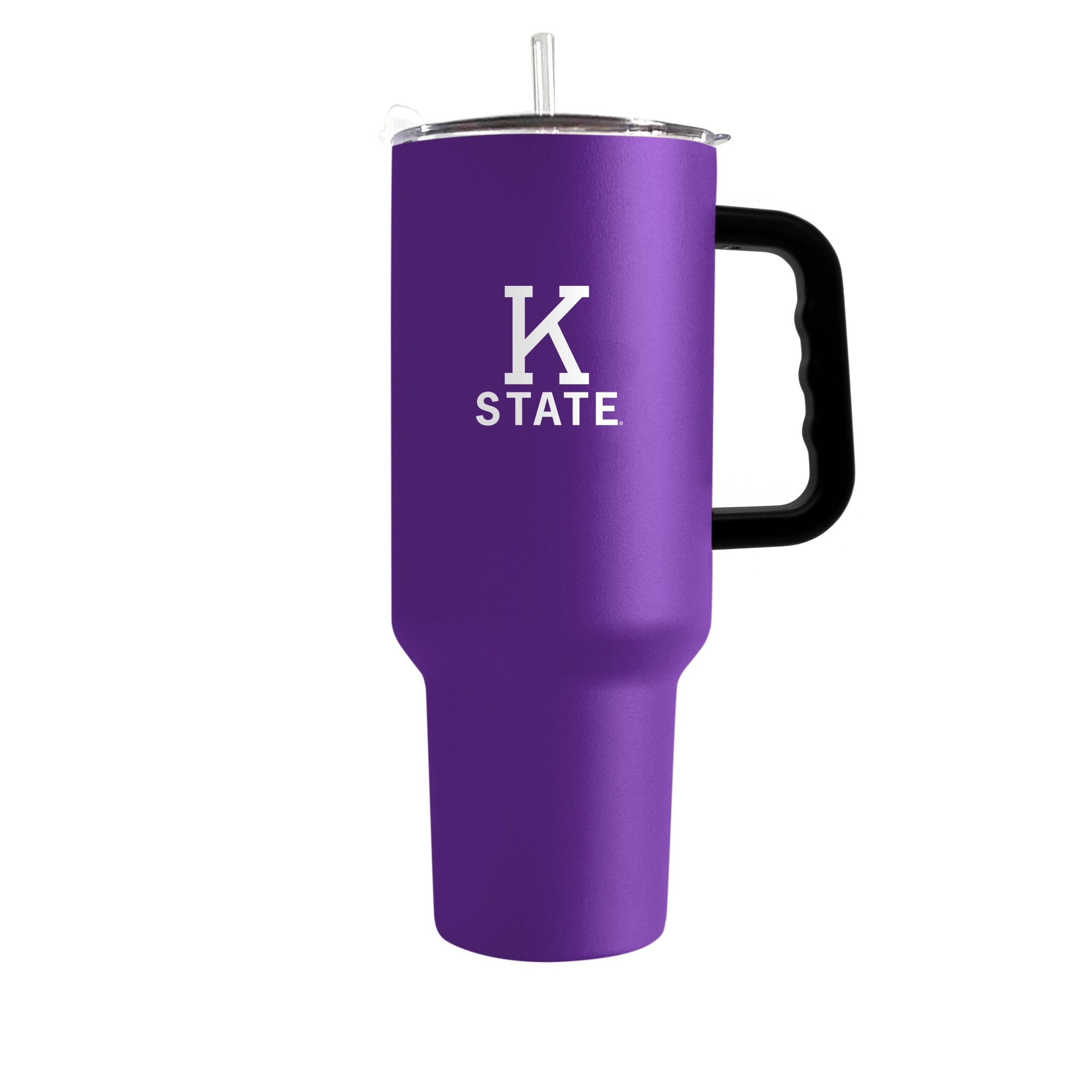 365c2531123d8ac9acaa81cbf04eb4a4fcf06efaeeb454993720b1a6600a86e4.jpg Kansas State Vault 40oz Flipside Powder Coat Tumbler - Image 1