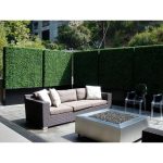 40 in. x 120 in. Artificial Light Green Boxwood Roll Panels UV Protected for Outdoor Use (Set of 2-Roll)