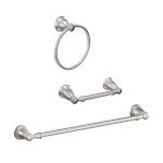 Moen Banbury 3-Piece Bath Hardware Kit in Brushed Nickel
