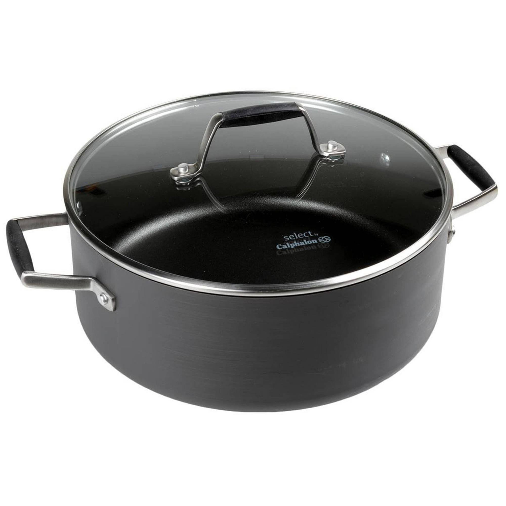 36b1ccd056b23615318b033c574d3d5a1f5ed5e09d6bfe2a77f4eb9b8122e907.jpg Select by Calphalon AquaShield Nonstick 5-Quart Dutch Oven with Lid - Image 1