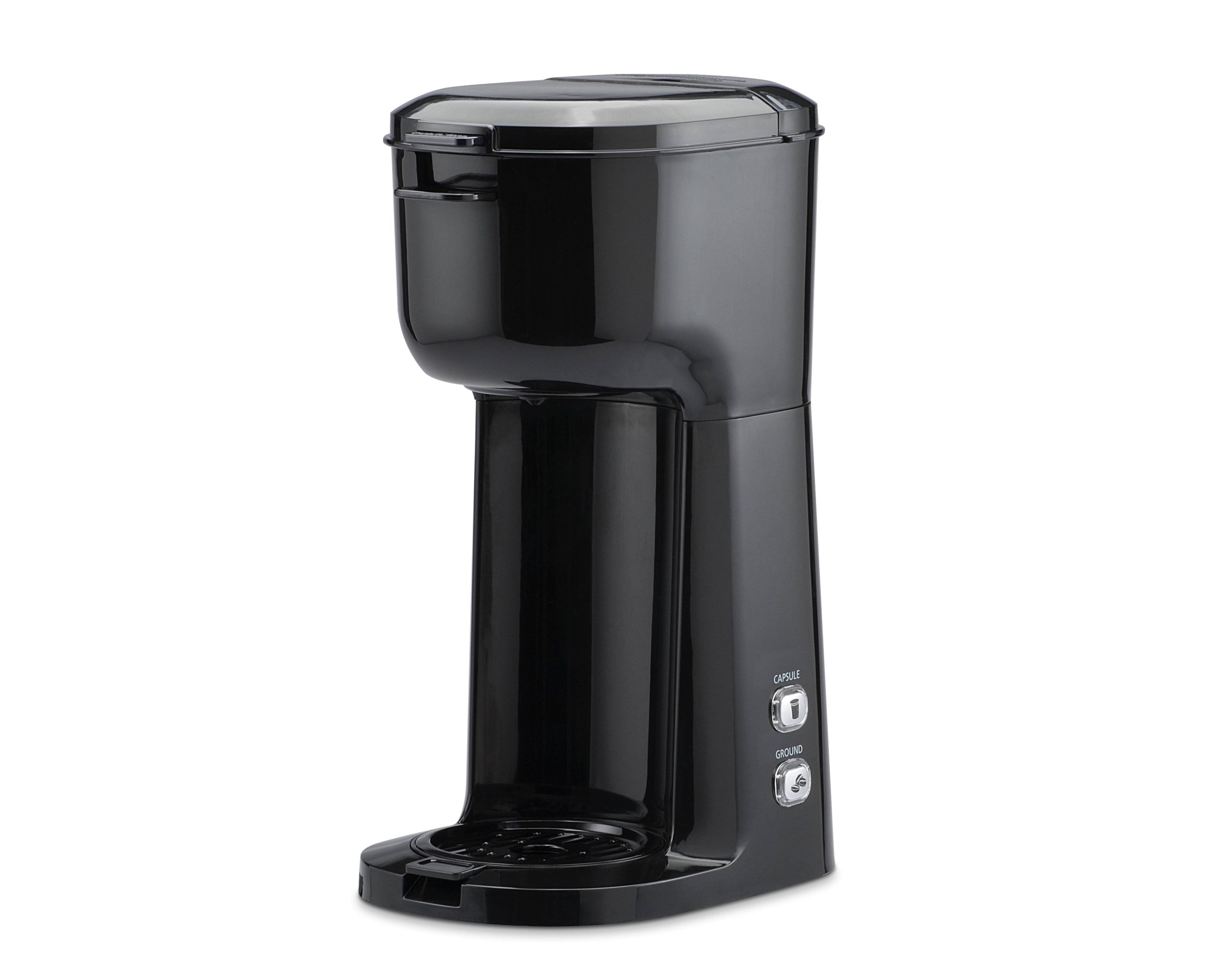 36b2890ef5370750b76ed8900874bc5222b37670ffc2bdfed9d06e0be44c7449.jpg Mainstays Single Serve Coffee Maker, 1 Cup Capsule or Ground Coffee, B - Image 1