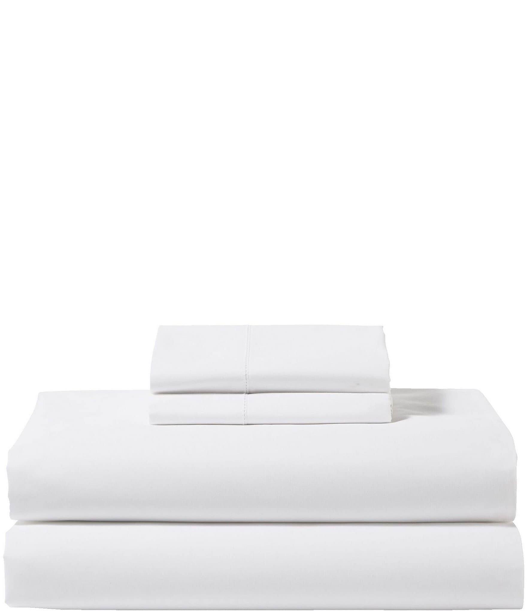 36cbee914c80820c18b39cde50612901a11705900e76b1c31162856e68899e3e.jpg 280-Thread-Count Pima Cotton Percale Sheet Set White King | L.L.Bean - Image 1
