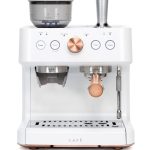 Cafe Bellissimo Semi-Automatic Espresso Machine & Frother - Matte White