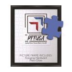 Puzzle Frame | Picture Frame | Poster Frame | 1.25 inch Black MDF Frame | Plexi Glass and Hanging Hardware Included (11.7x15.6)