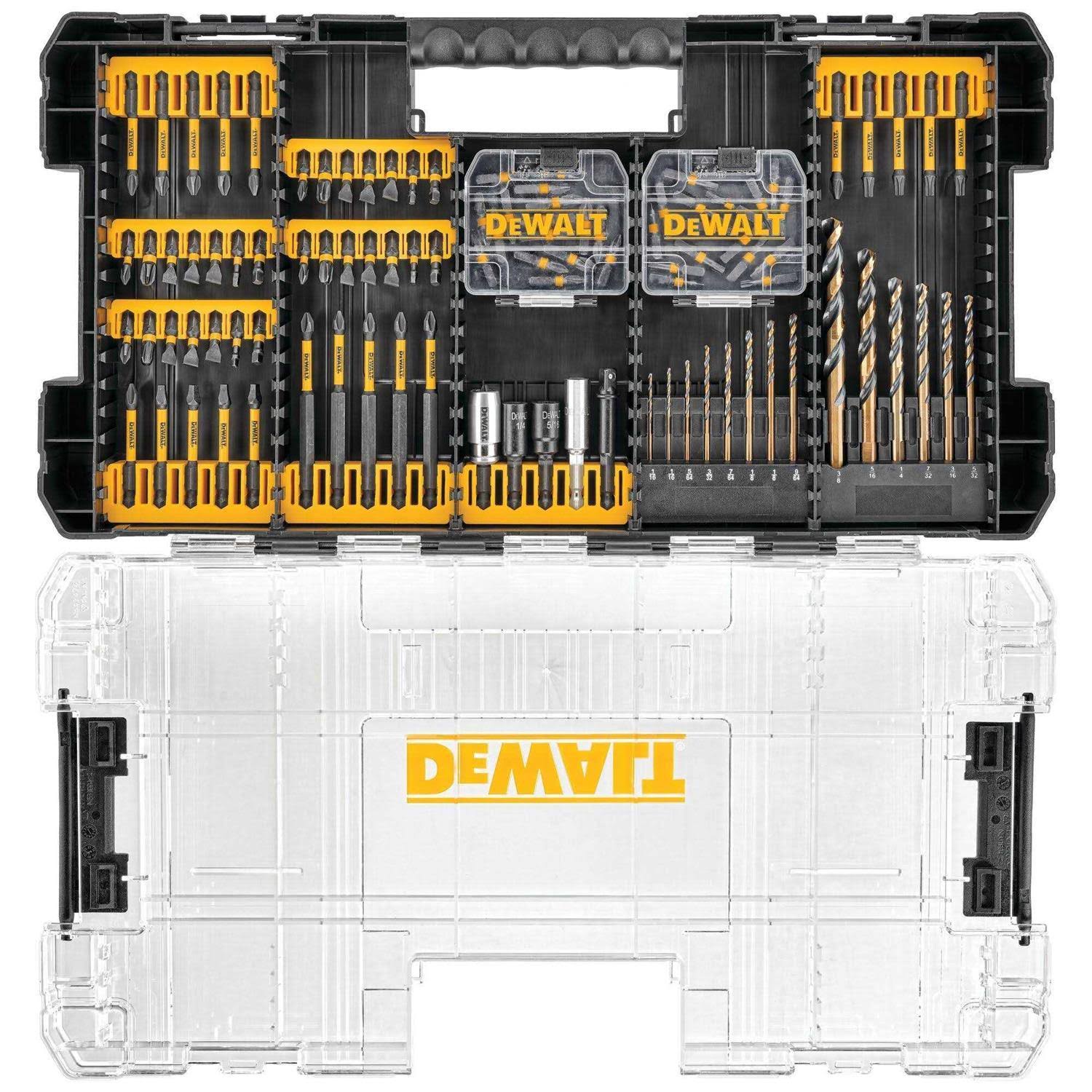 3725a7df5b244baa519787ad34f85866ddabb47641503a9cf4f88d0610e02199.jpg DeWalt FlexTorq 100-Piece Impact Driver Bit Set - Image 1