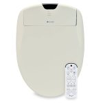 Brondell Swash 1400 Biscuit Luxury Bidet Toilet Seat - Round