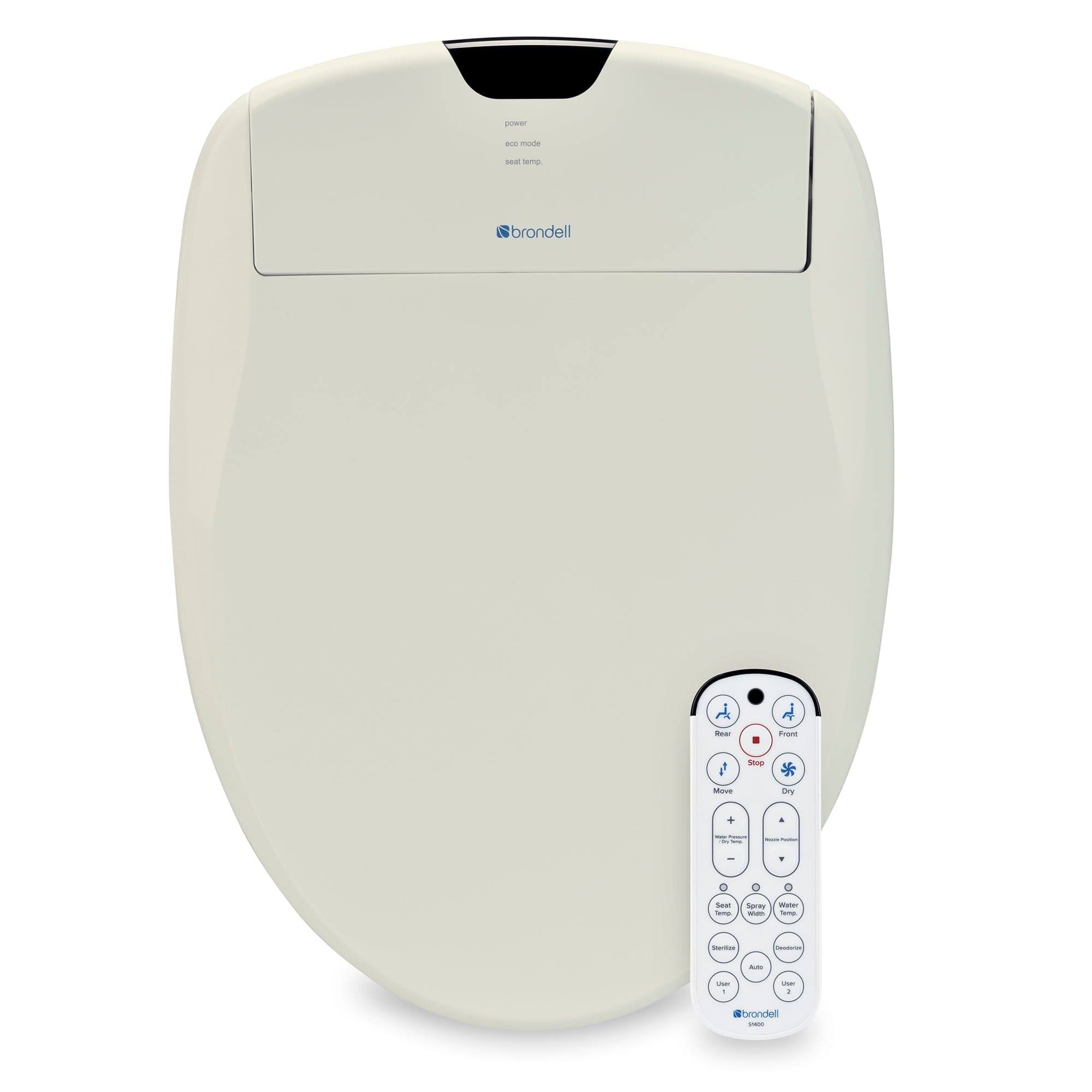 37cba2513a2f6807aada5878001d76973fb7c98929befc4e64b17de59156756b.jpg Brondell Swash 1400 Biscuit Luxury Bidet Toilet Seat - Round - Image 1