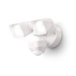 Ring Smart Lighting ÿ Floodlight, Wired, Outdoor Motion-Sensor Security Light, White (Bridge Required)