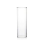 WGV Clear Glass Hurricane Candle Holder Vase, 12-Inch