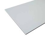 Falken Design 12 in. x 36 in. x 1/8 in. Thick Aluminum Composite ACM White Sheet