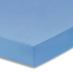 Everyday Kids Fitted Crib Sheet - Light Blue