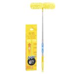 Swiffer Ceiling Fan Duster Super Extender Handle Starter Kit, 6 Heavy Duty Refills