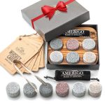 Amerigo Gifts for Men Dad Christmas Stocking Stuffers Whiskey Stones Unique Birthday Ideas for Him Boyfriend Husband Grandpa Cool Gadgets Presents