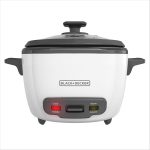 Black & Decker RC516 16-Cup Rice Cooker, White