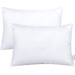 NTBAY 2 Pack Cotton Down Alternative Soft and Breathable Toddler Pillows Easy Care Travel Small Pillows for Sleeping Ideal for Daycare Crib Cot 13" x