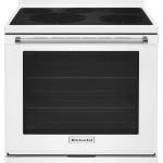KitchenAid 30" White Electric Convection Range