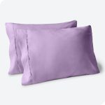 Ultra-Soft Microfiber Standard Lavender Pillowcase Set by Bare Home