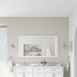 Home Decorators Collection Caville 60 in. W x 32 in. H Rectangular Framed Wall Mount Bathroom Vanity Mirror in White