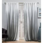 Exclusive Home Curtains Crescendo Lined Blackout Hidden Tab Curtain Panel Pair, 54" x 84", Set of 2 - Black