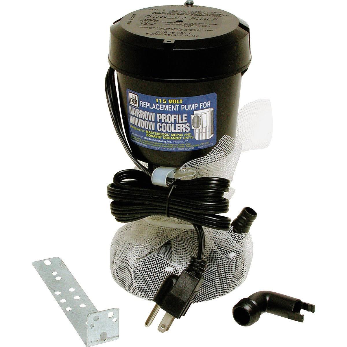3947b5fcb9dc6477c9424d6834737283350d6a956551ac8fa4a7ac817b8114cc.jpg Dial - 1148 - Narrow Profile Window Cooler Replacement Pump - Image 1