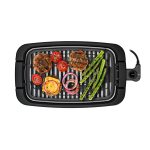 Chefman Smokeless Indoor Electric Grill, Adjustable Temperature Control, Dishwasher-Safe Parts