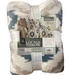 Member's Mark Oversized Lounge Throw Blanket 60" x 70" Haven Geo