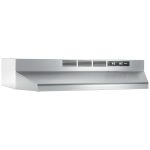 Nutone Under Cabinet Range Hood 30 in. Ductless Lighted Stainless Steel