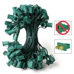 100 ft. - C9 Christmas String Lights - 100 Sockets