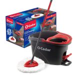 O-Cedar EasyWring Microfiber Spin Mop and Bucket Floor Cleaning System